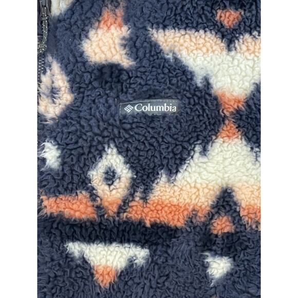 Columbia Jacket Womens Large Winter Pass Sherpa Fleece Nocturne Multicolour - Picture 8 of 13